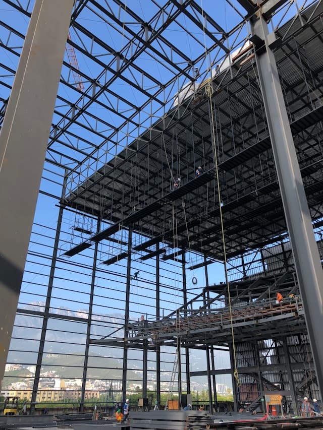 Steel fabrication workshop